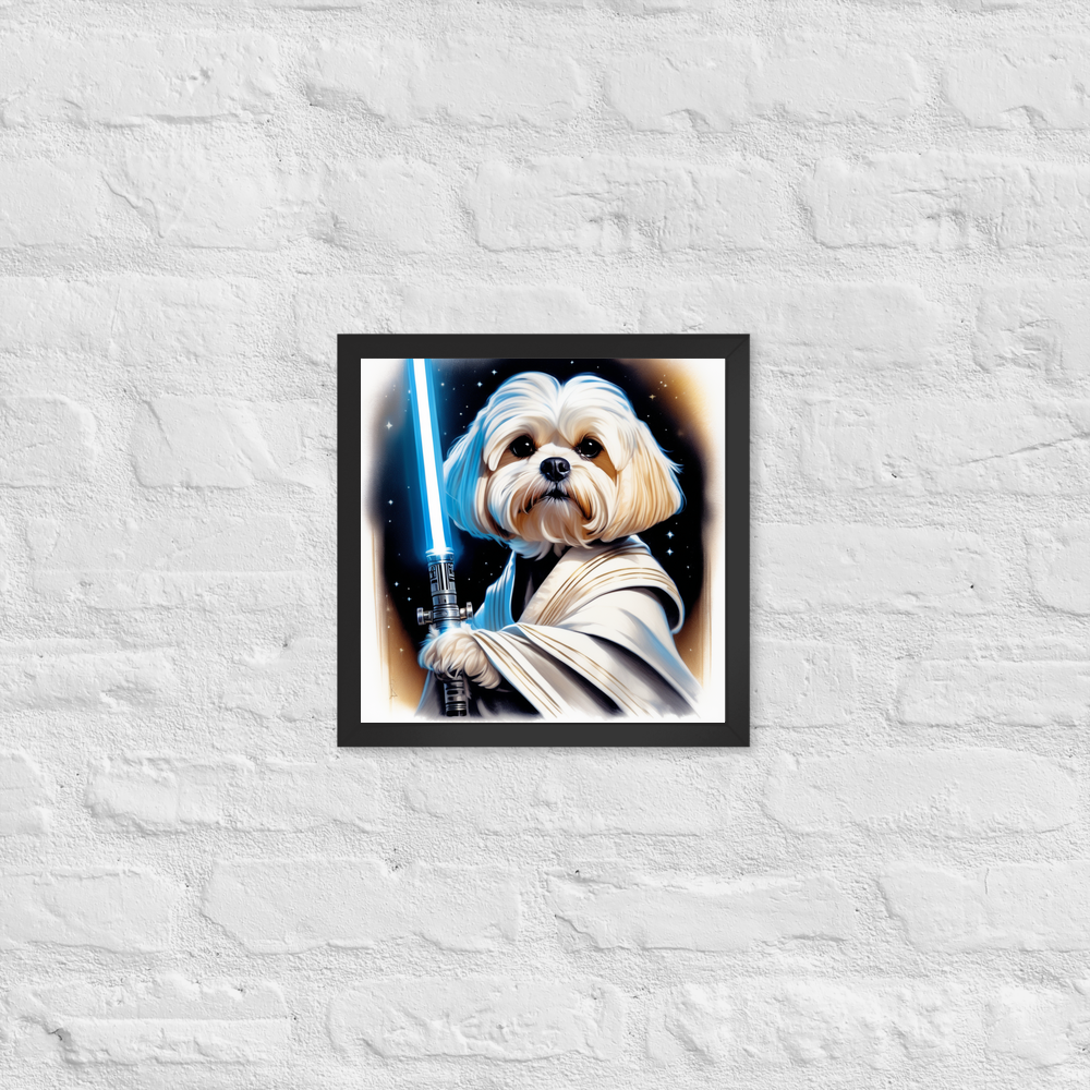 PugMug Custom Maltese Dog Framed Print