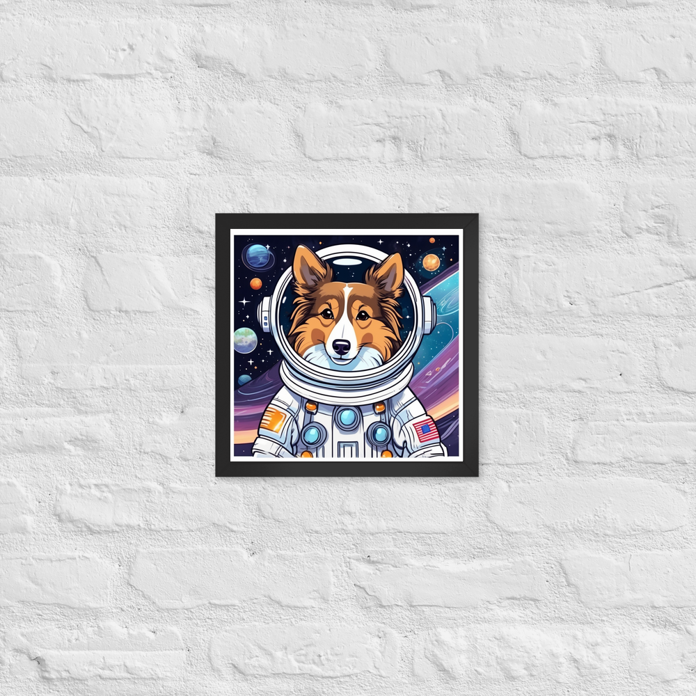 PugMug Custom Shetland Sheepdog Framed Print