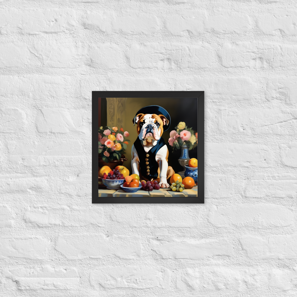 PugMug Custom Bulldog Framed Print