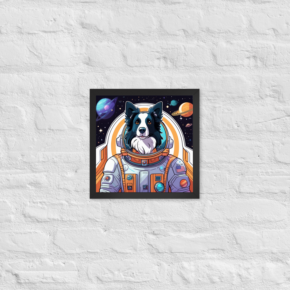 PugMug Custom Border Collie Framed Print