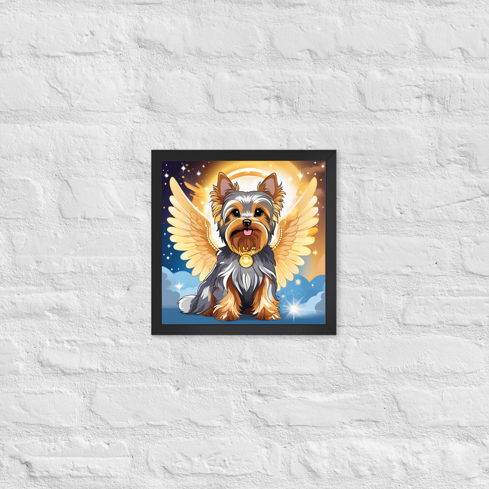PugMug Custom Yorkshire Terrier Framed Print