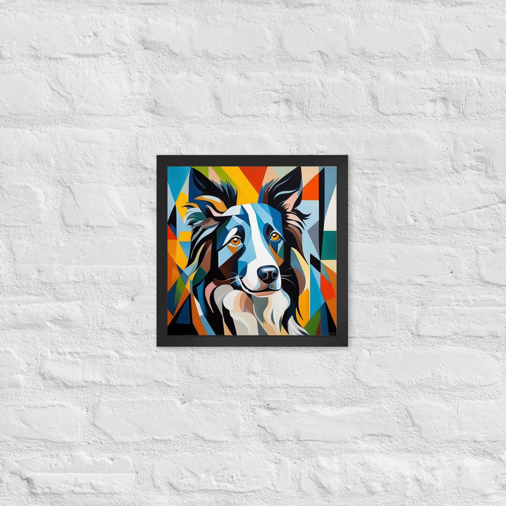 PugMug Custom Border Collie Framed Print