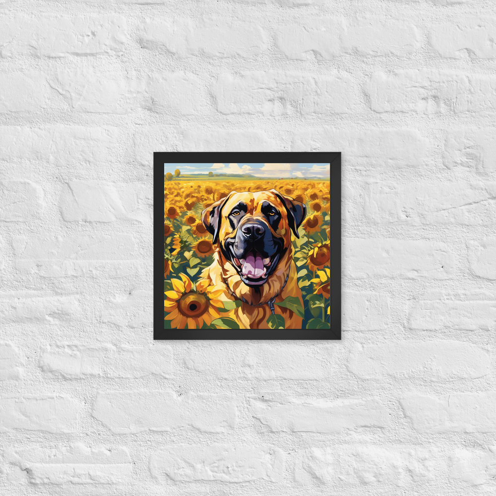 PugMug Custom Mastiff Framed Print