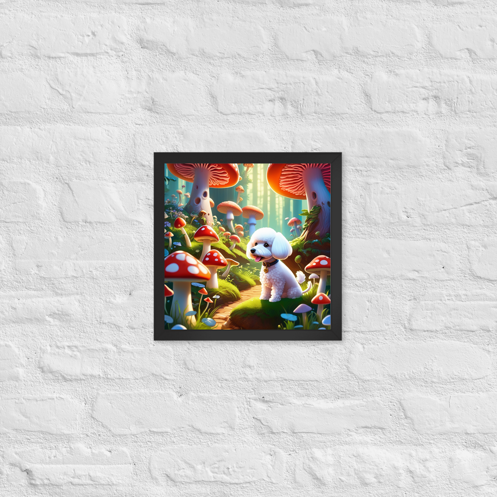 PugMug Custom Bichons Frise Framed Print