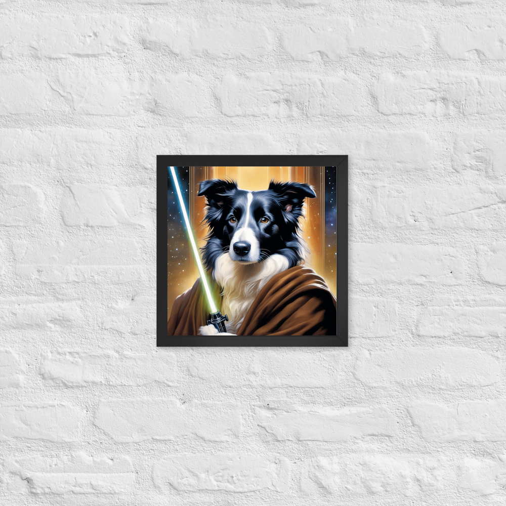 PugMug Custom Border Collie Framed Print