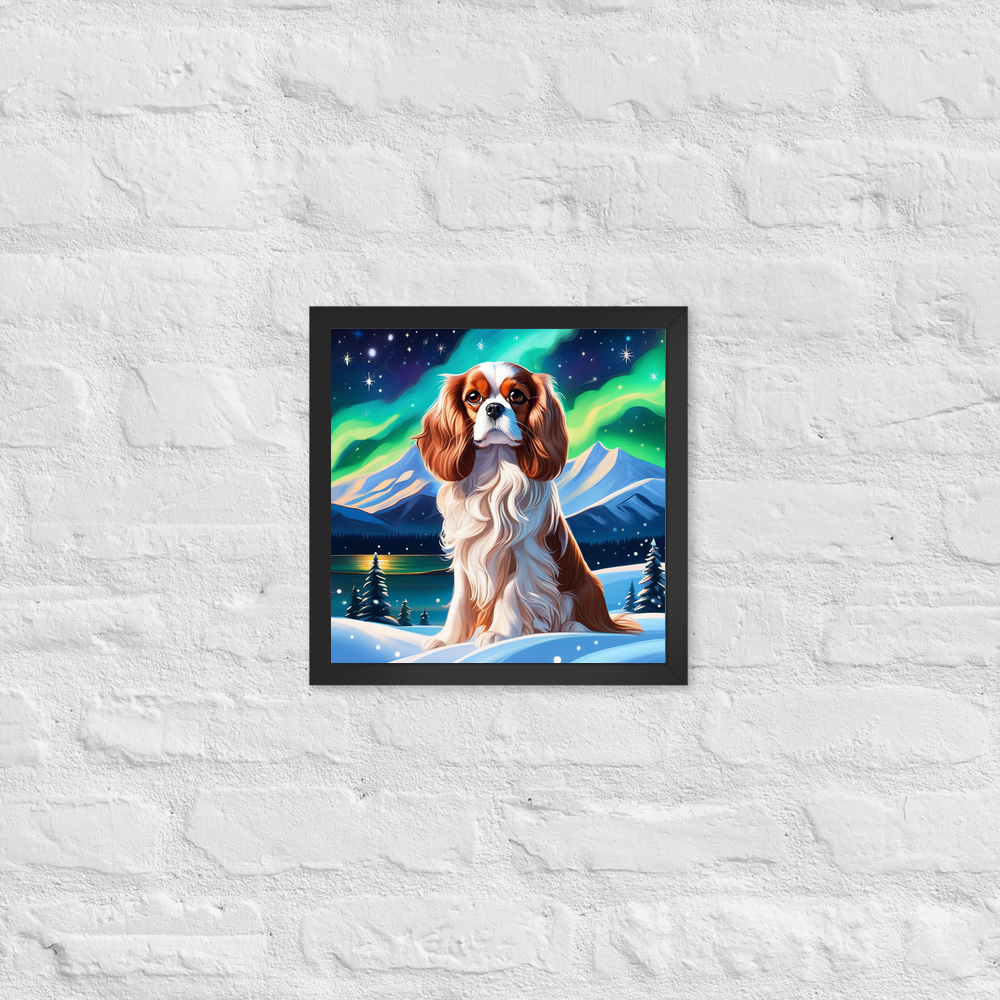PugMug Custom Cavalier King Charles Spaniel Framed Print