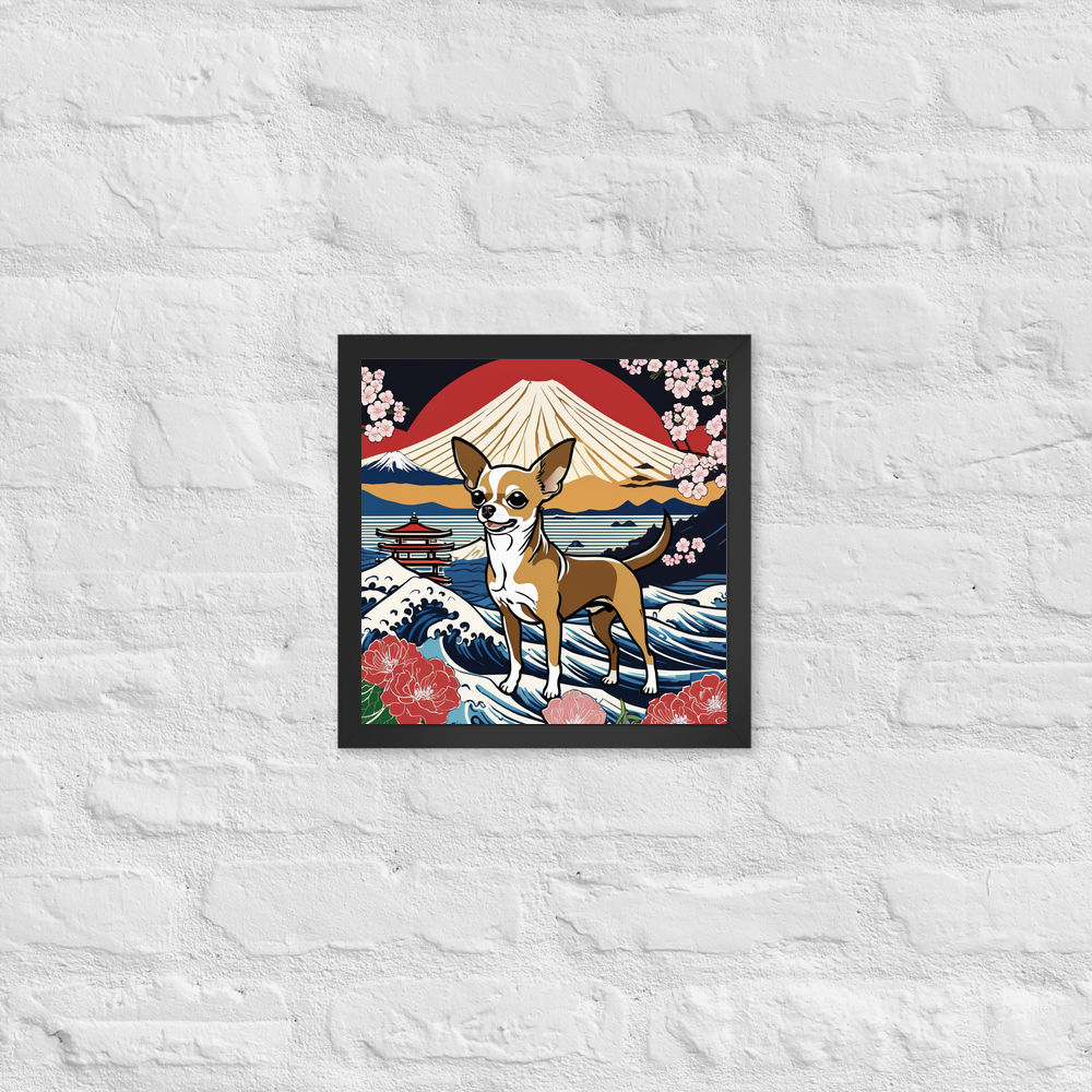 PugMug Custom Chihuahua Framed Print