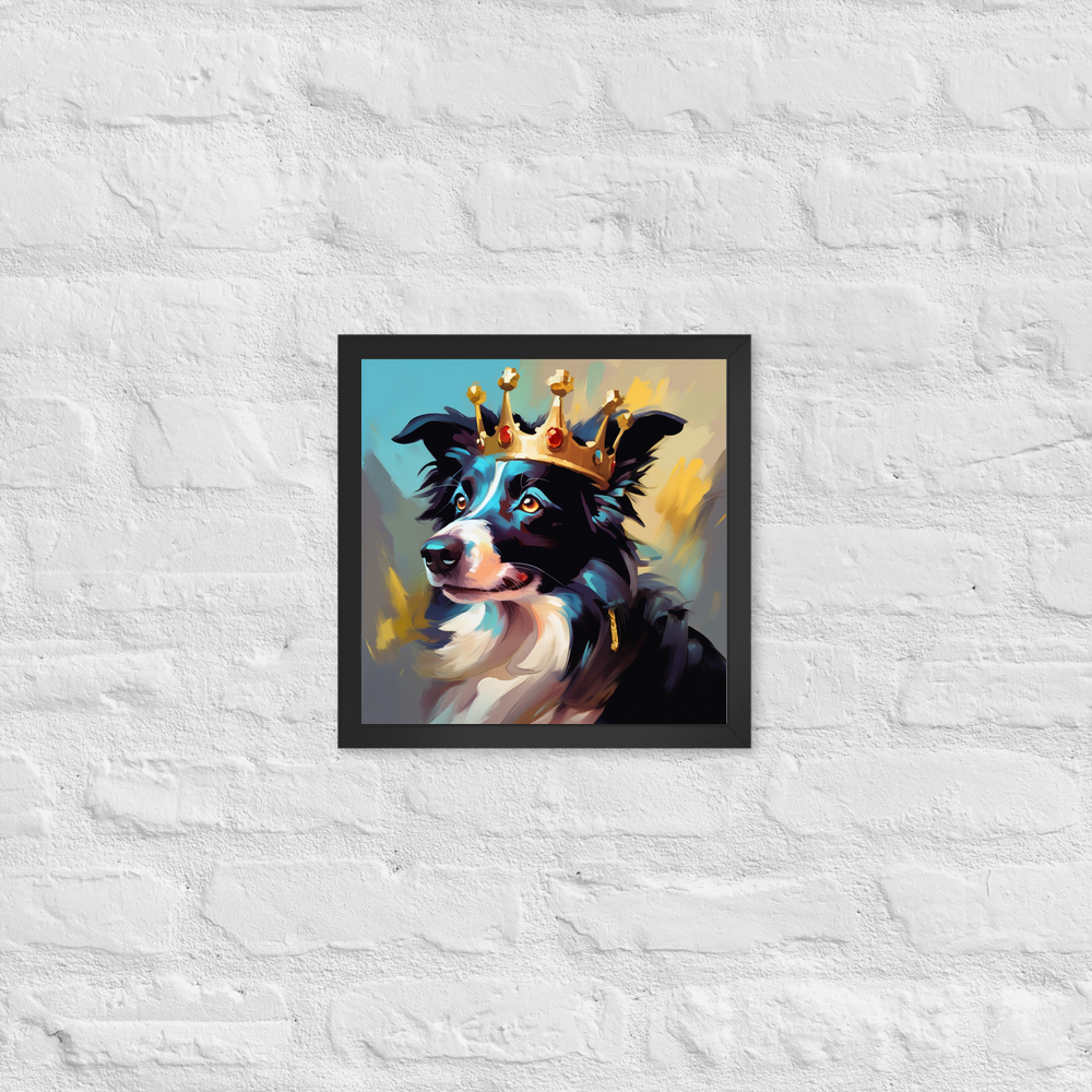 PugMug Custom Border Collie Framed Print