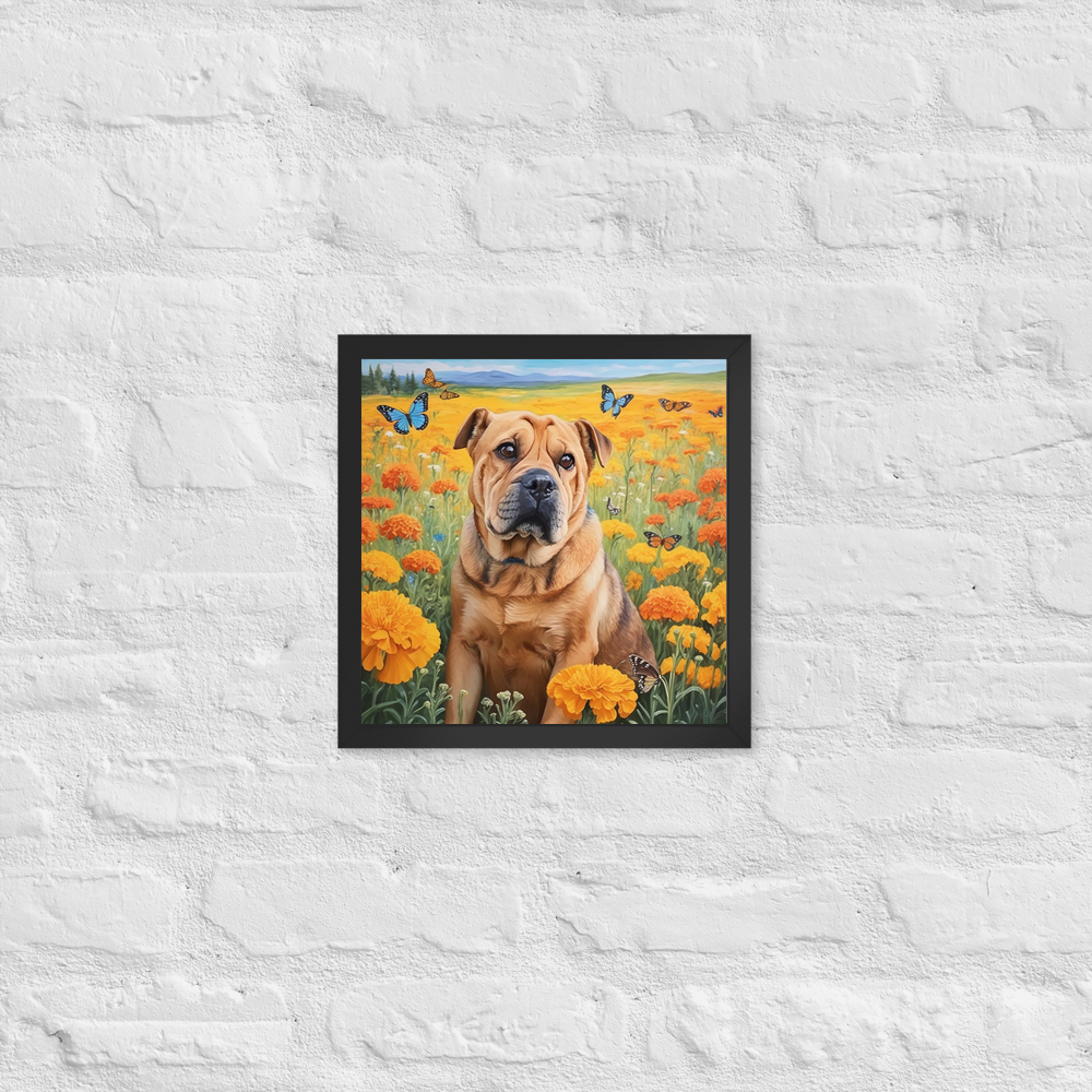 PugMug Custom Halina Framed Print