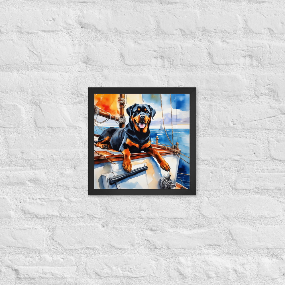 PugMug Custom Pet Framed Print