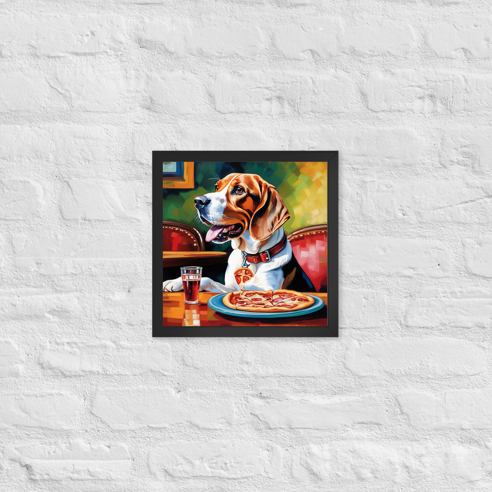 PugMug Custom Beagle Framed Print