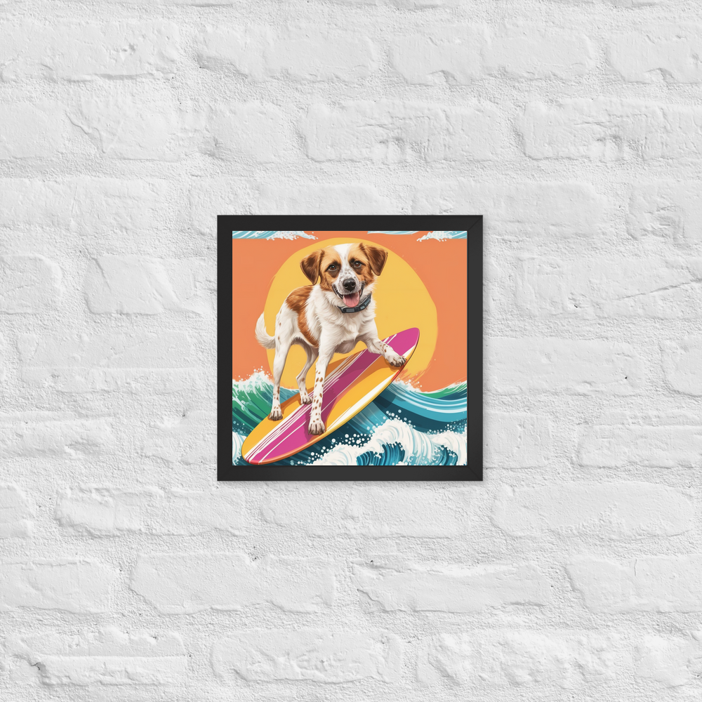 PugMug Custom Hazim Framed Print