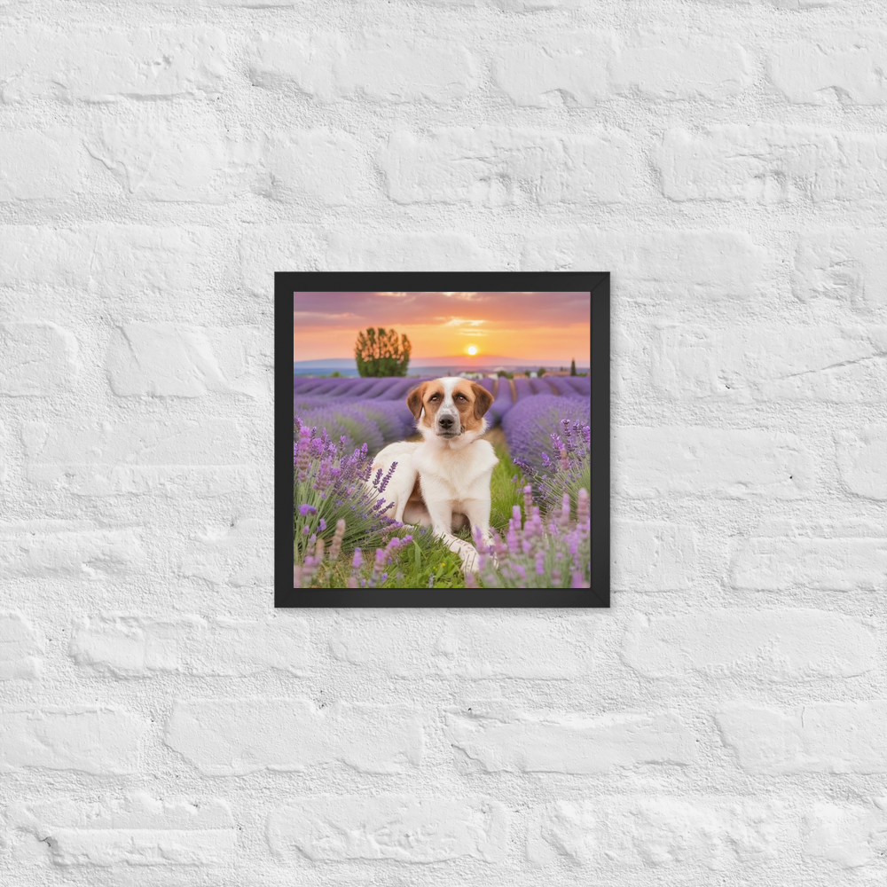 PugMug Custom Hazim Framed Print