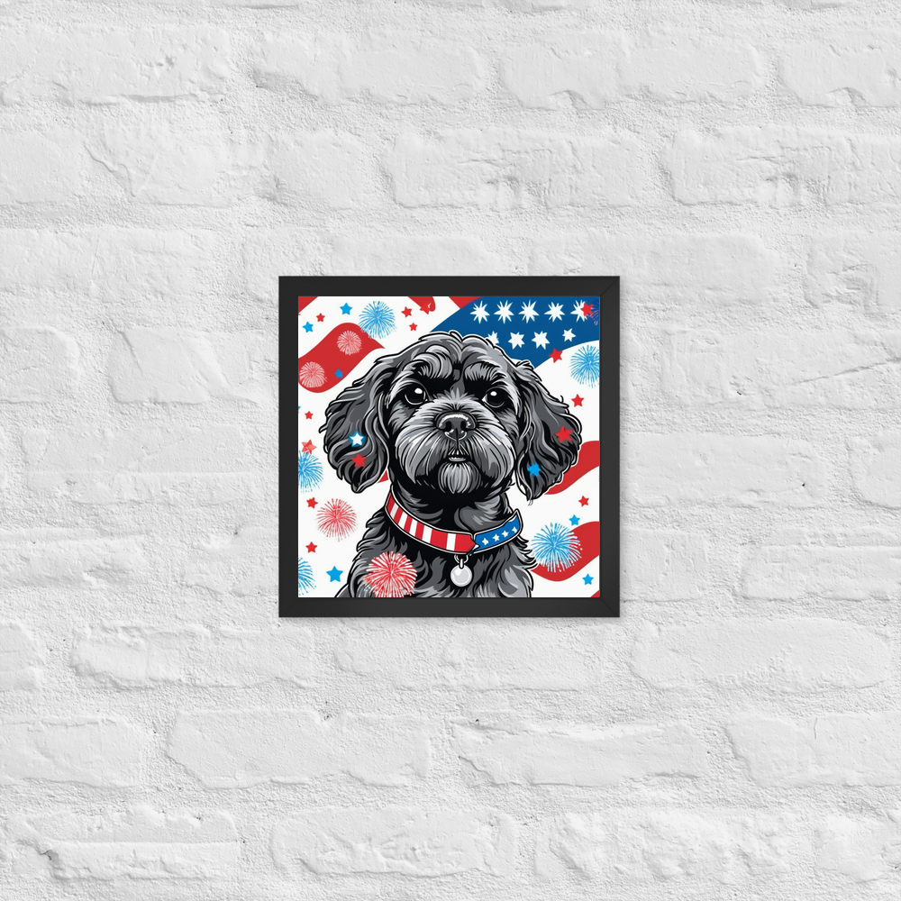 PugMug Custom Lily Framed Print