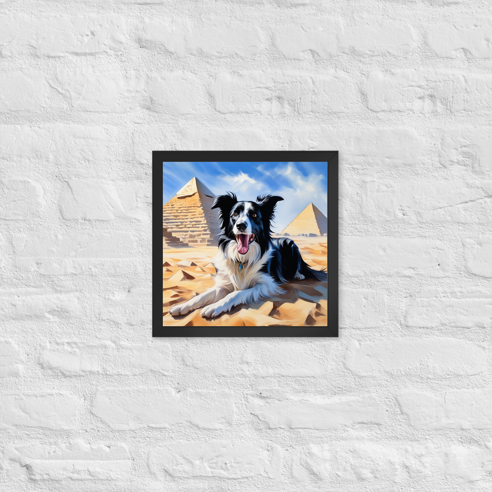 PugMug Custom Border Collie Framed Print