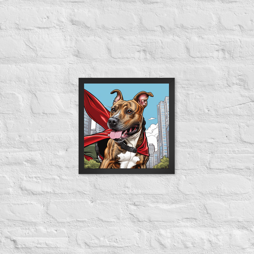 PugMug Custom Tony Hawk Framed Print
