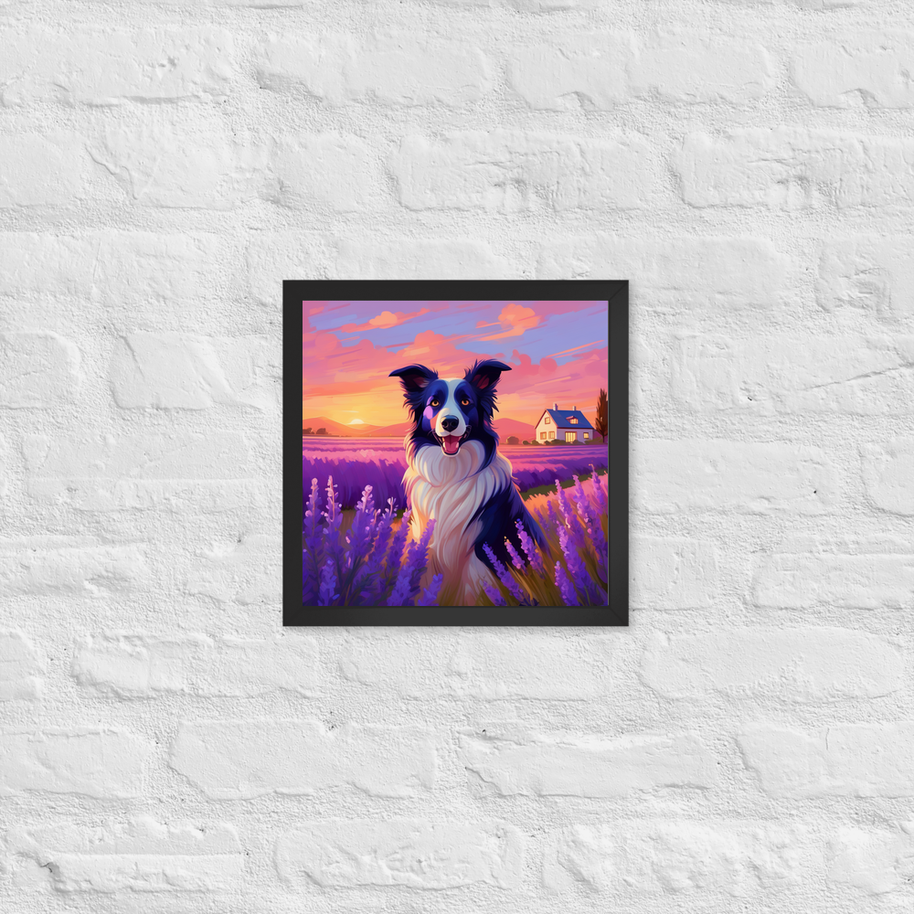 PugMug Custom Border Collie Framed Print