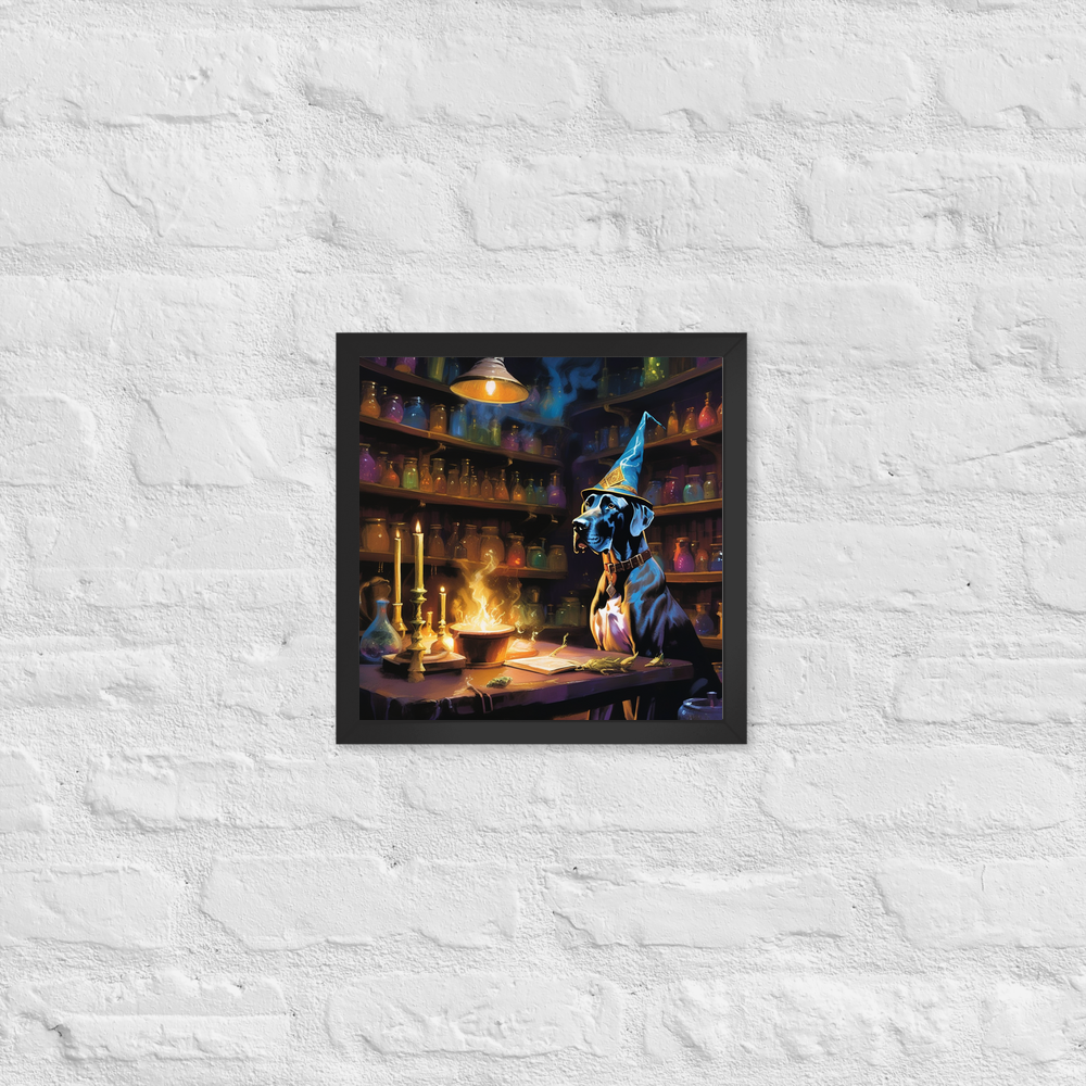 PugMug Custom Great Dane Framed Print