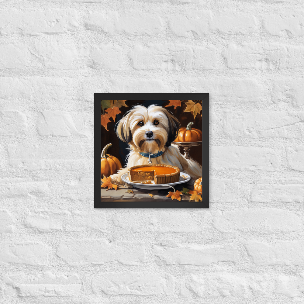 PugMug Custom Tan Havanese Dog Framed Print