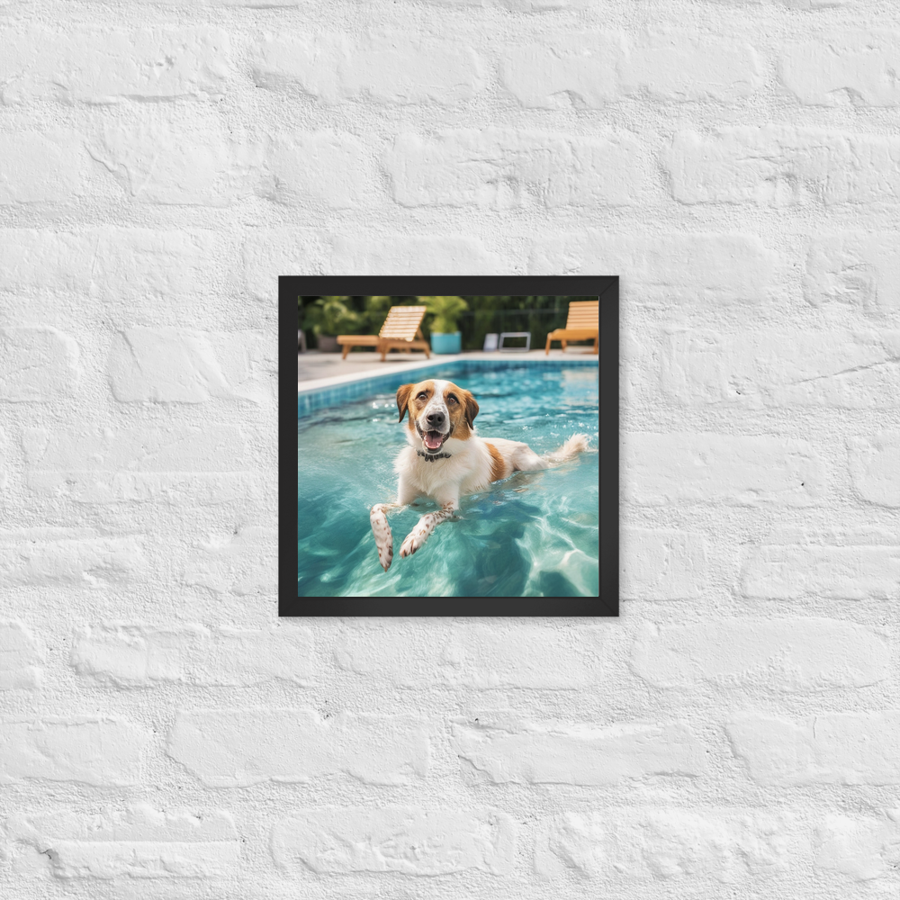PugMug Custom Hazim Framed Print