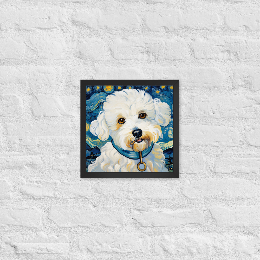PugMug Custom Bichons Frise Framed Print