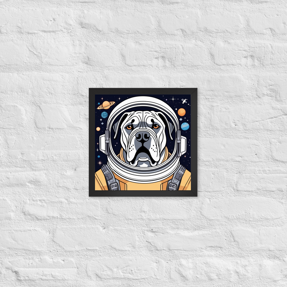 PugMug Custom Cane Corso Framed Print