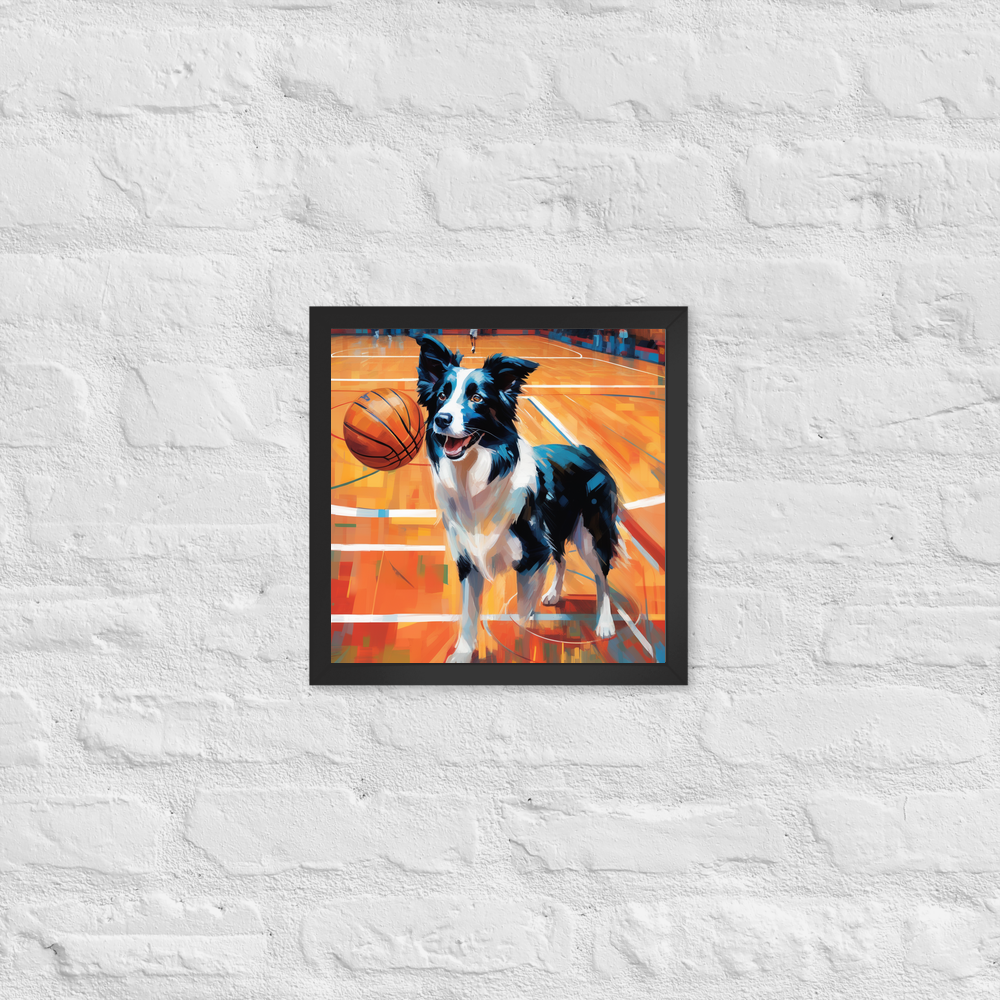 PugMug Custom Border Collie Framed Print
