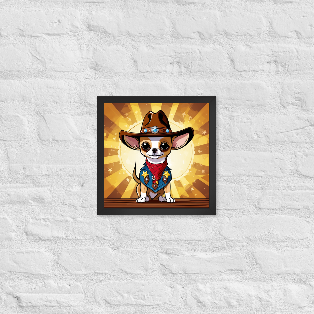 PugMug Custom Chihuahua Framed Print