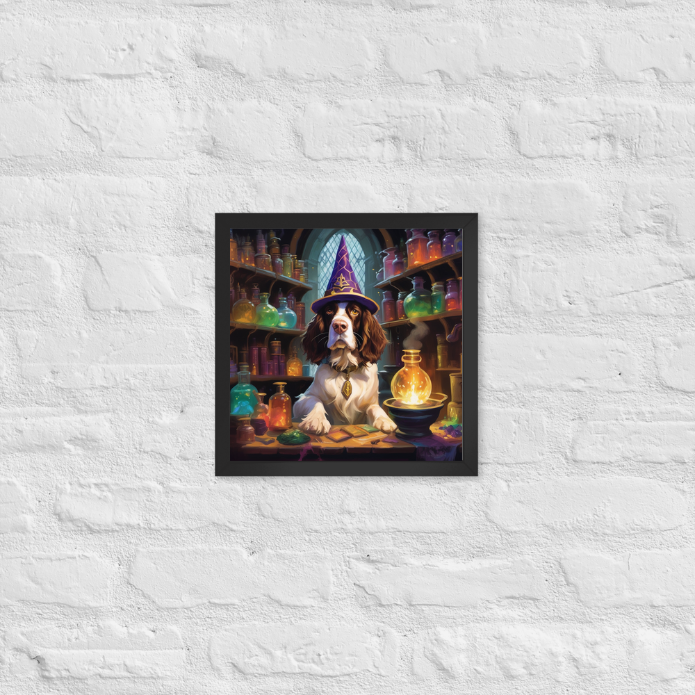 PugMug Custom English Springer Spaniel Framed Print