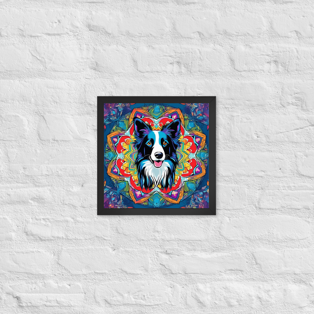PugMug Custom Border Collie Framed Print