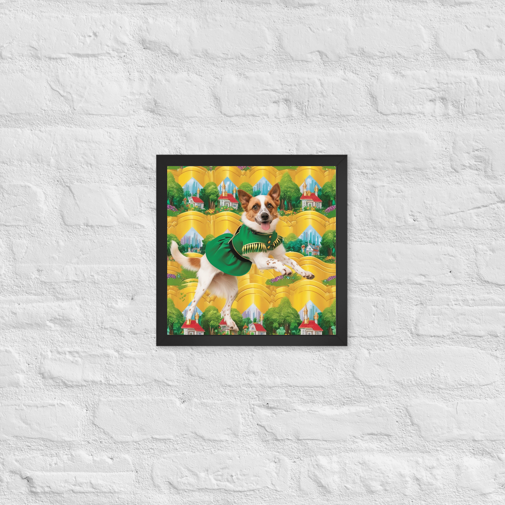 PugMug Custom Hazim Framed Print