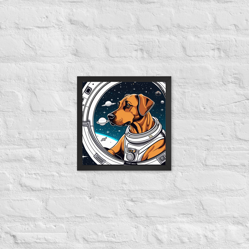 PugMug Custom Rhodesian Ridgeback Framed Print