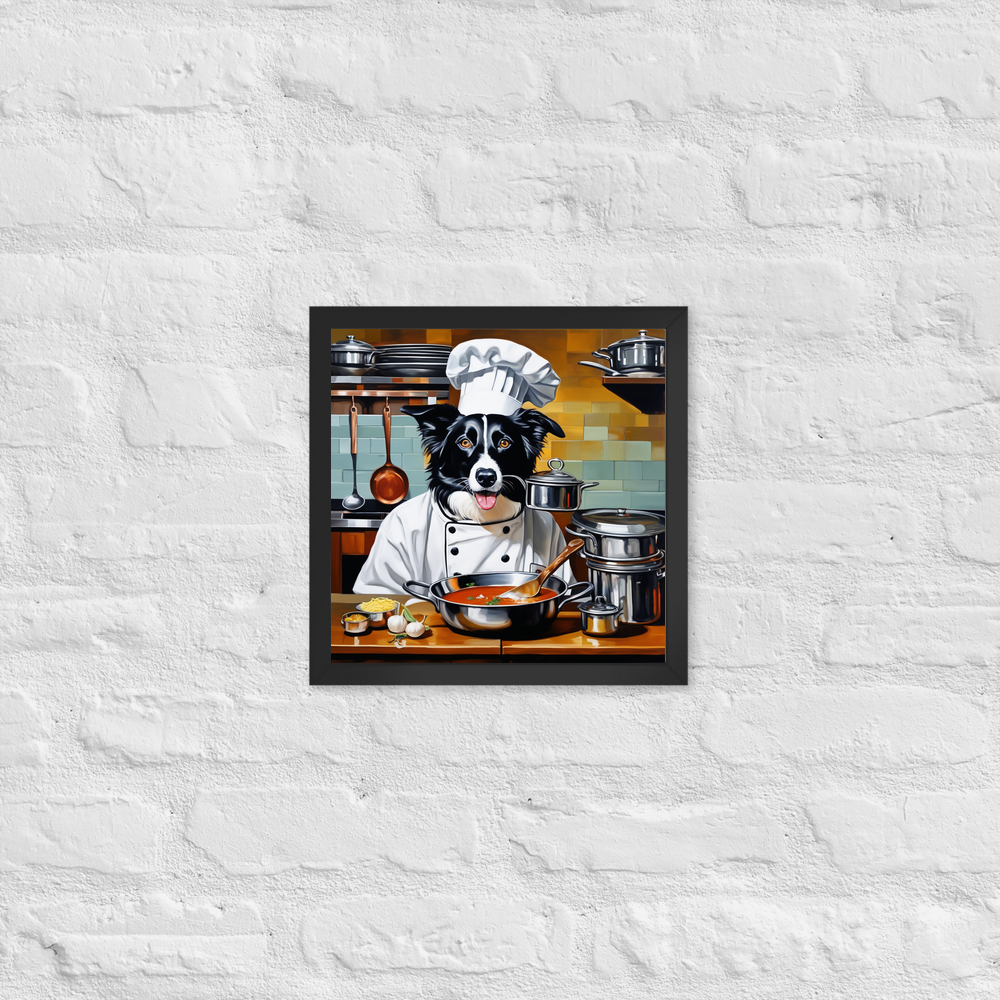 PugMug Custom Border Collie Framed Print