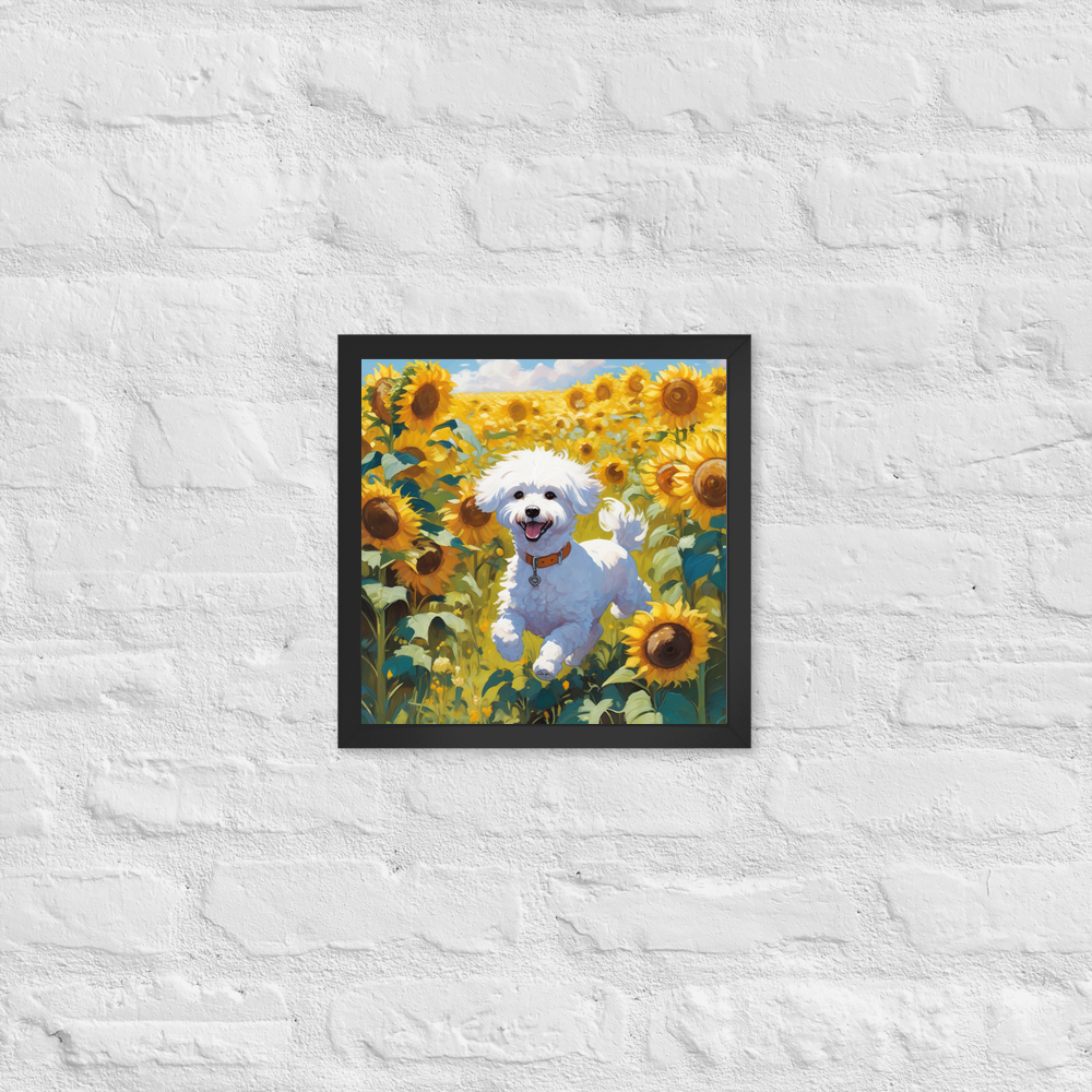 PugMug Custom Bichons Frise Framed Print