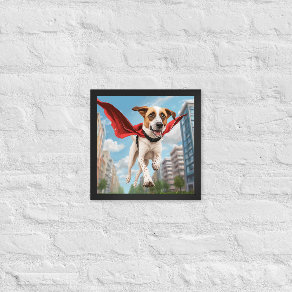 PugMug Custom Hazim Framed Print