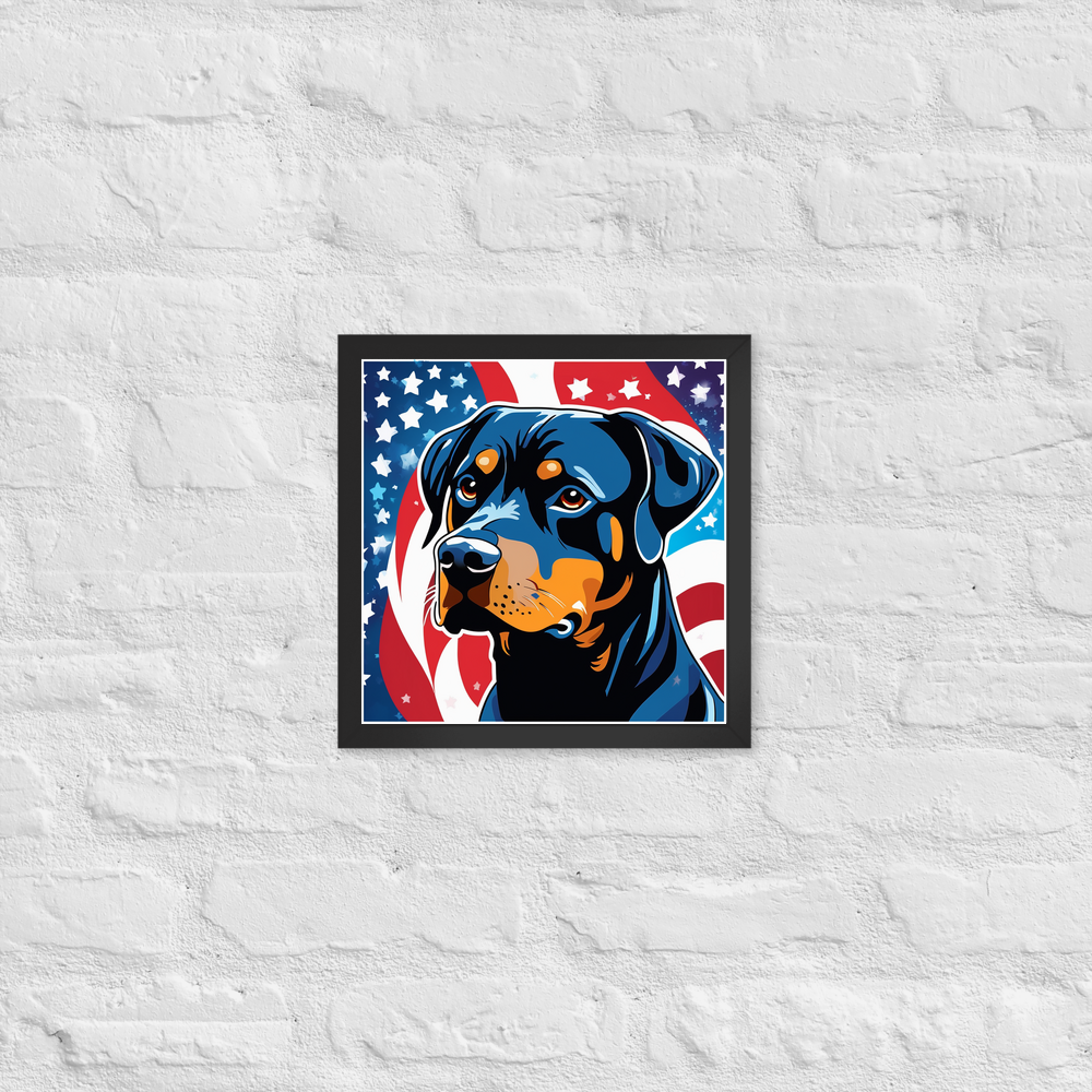 PugMug Custom Pet Framed Print