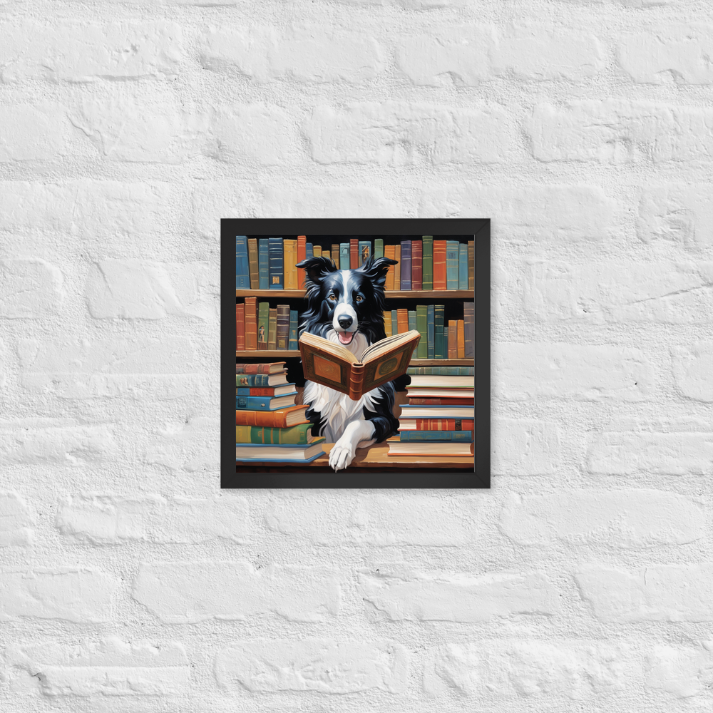 PugMug Custom Border Collie Framed Print