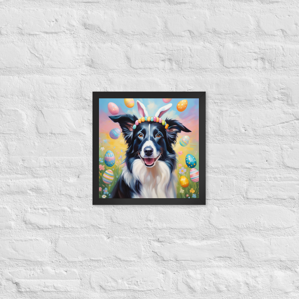 PugMug Custom Border Collie Framed Print