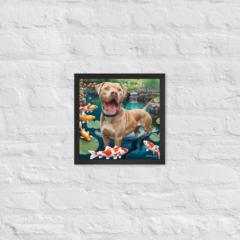 PugMug Custom squishmallow Framed Print