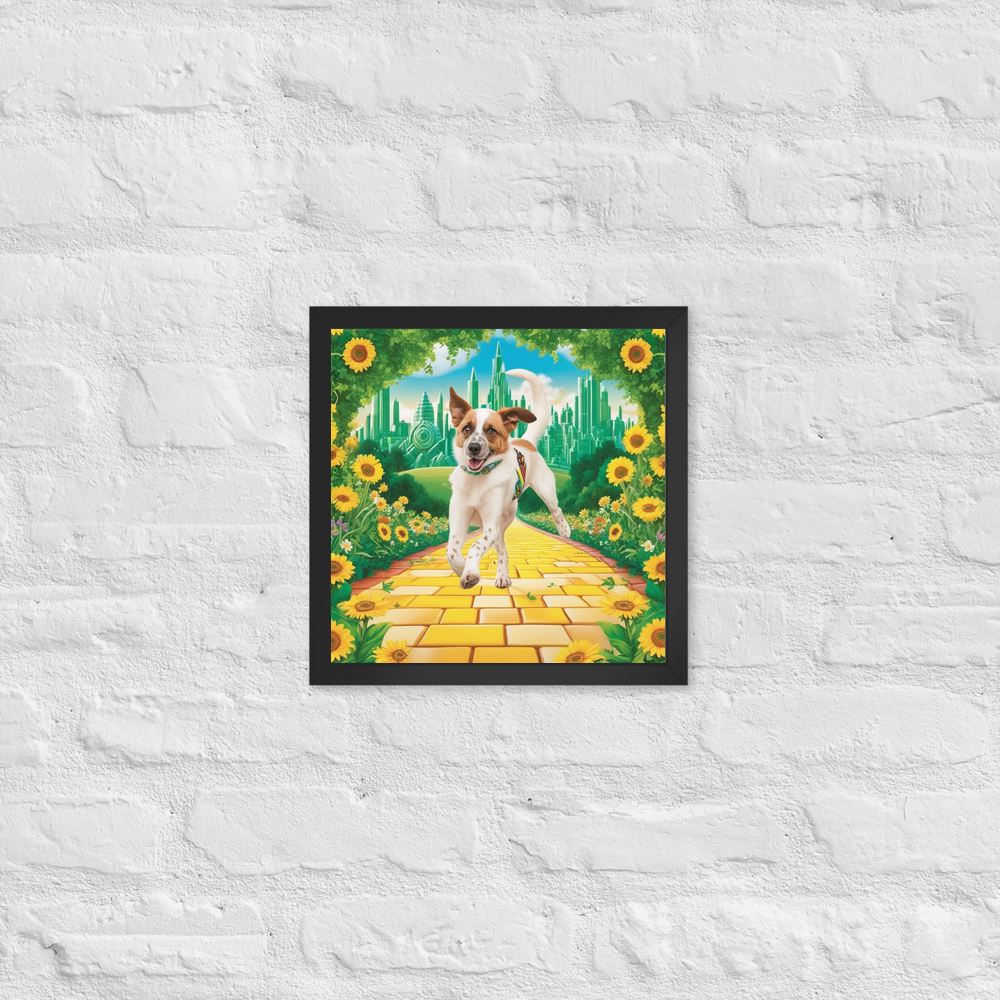 PugMug Custom Hazim Framed Print