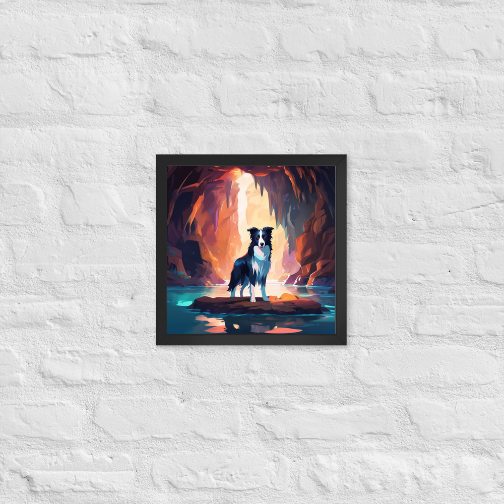 PugMug Custom Border Collie Framed Print