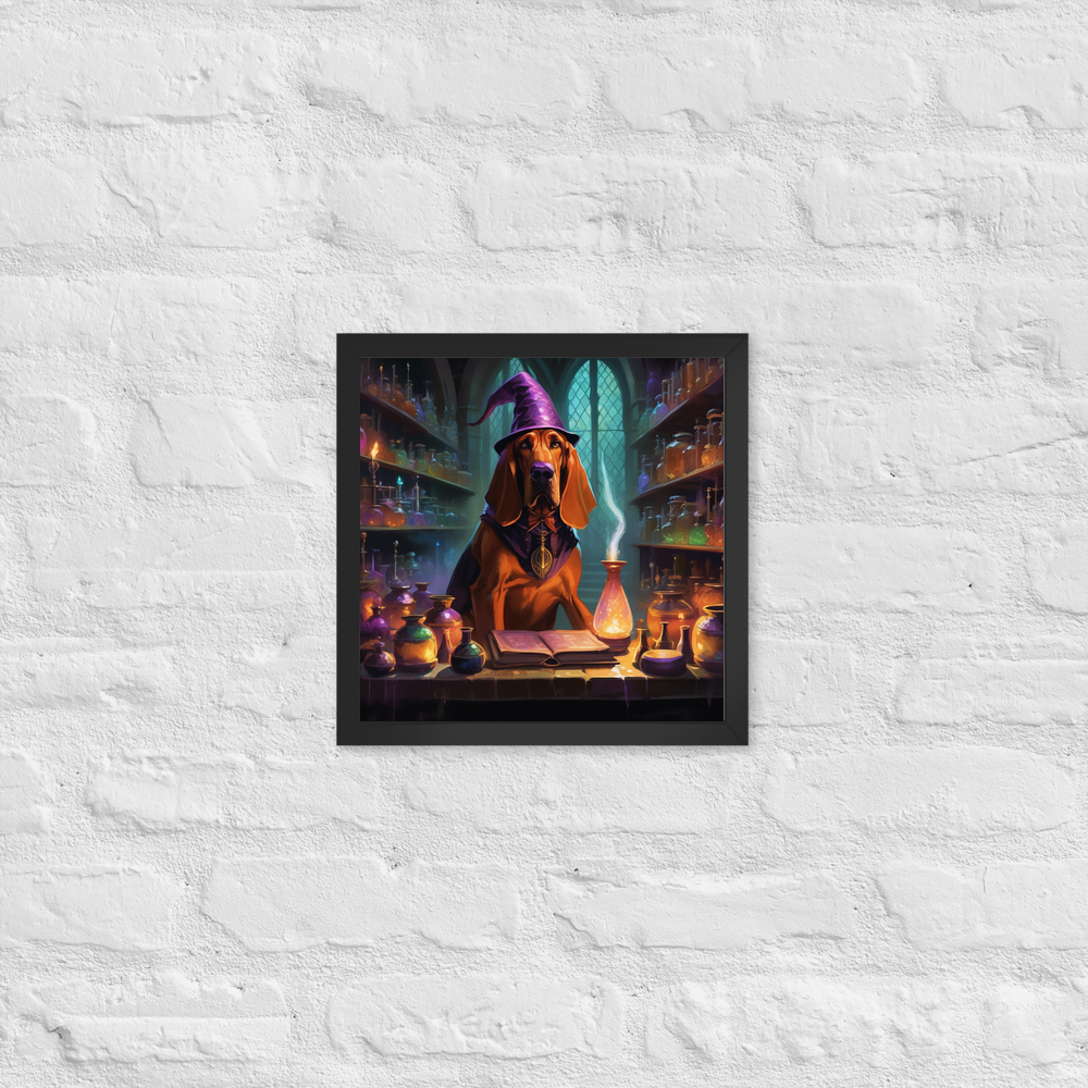 PugMug Custom Bloodhound Framed Print