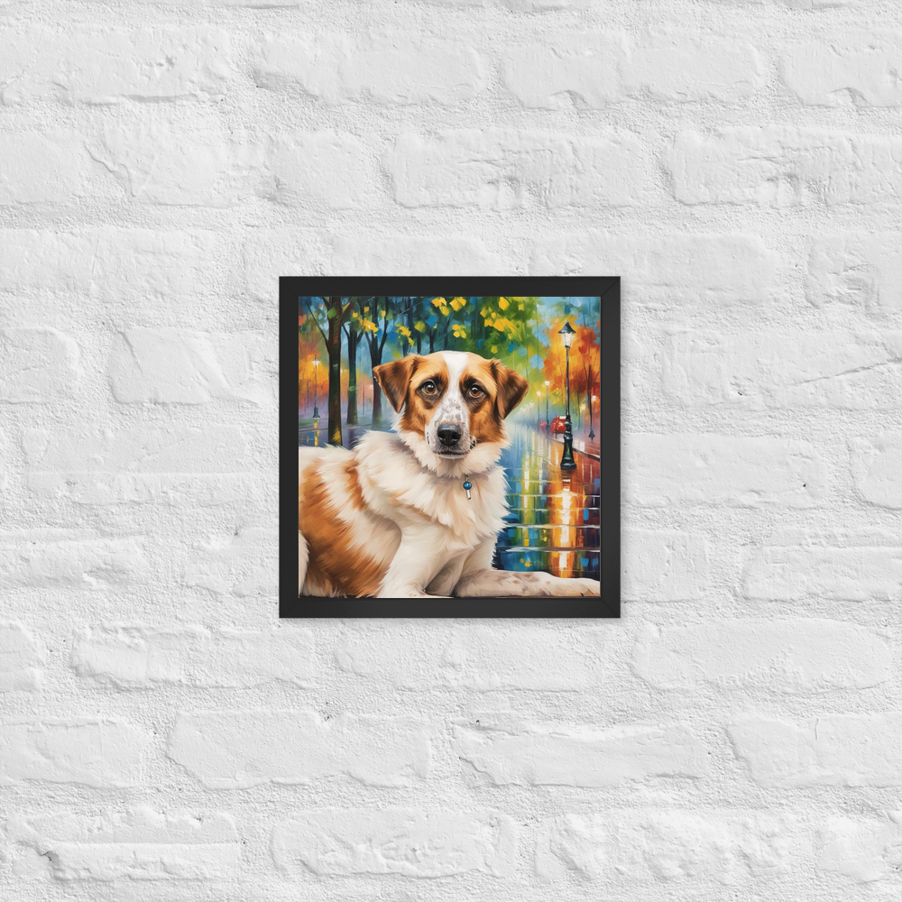 PugMug Custom Hazim Framed Print
