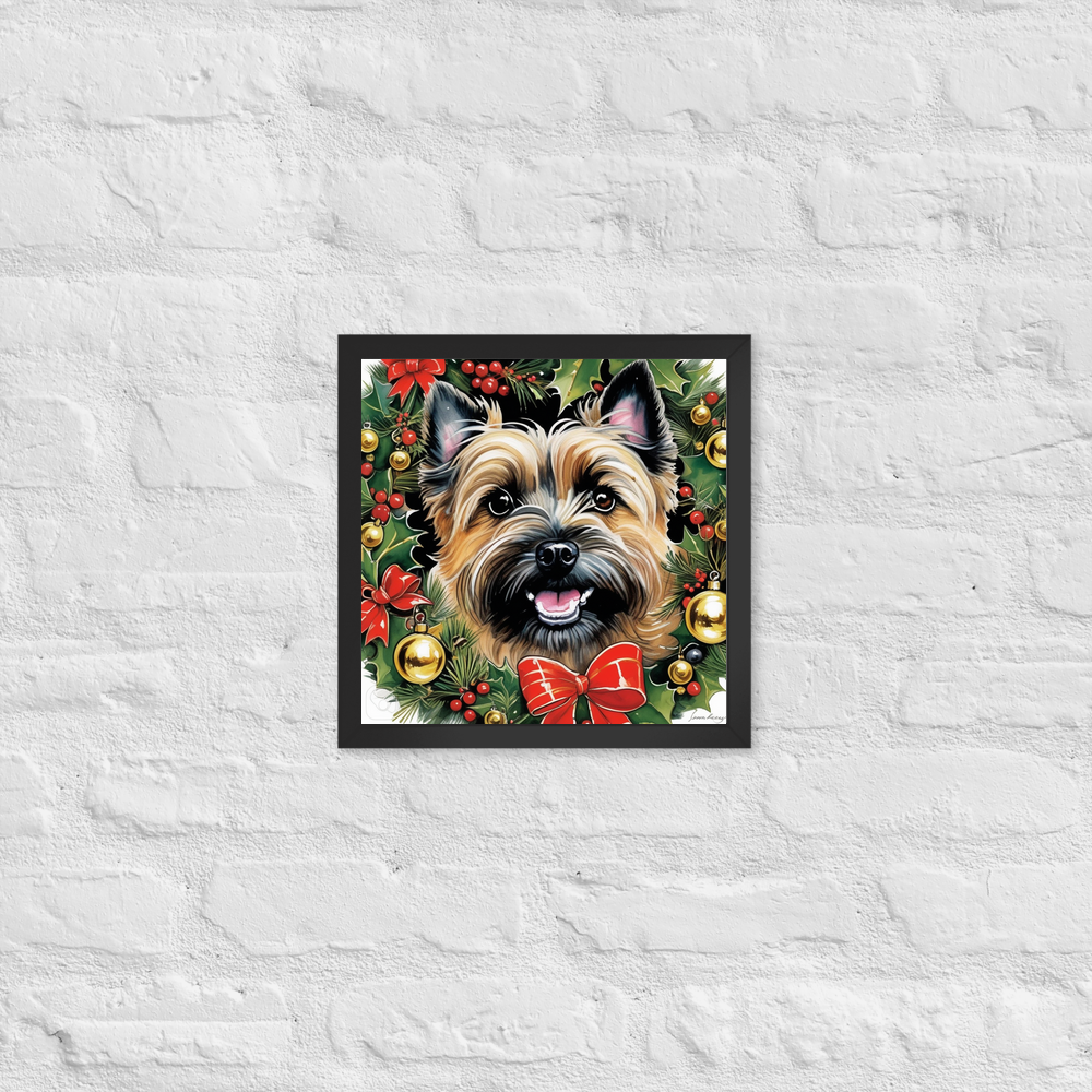 PugMug Custom Cairn Terrier Framed Print