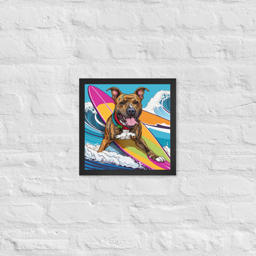 PugMug Custom Tony Hawk Framed Print