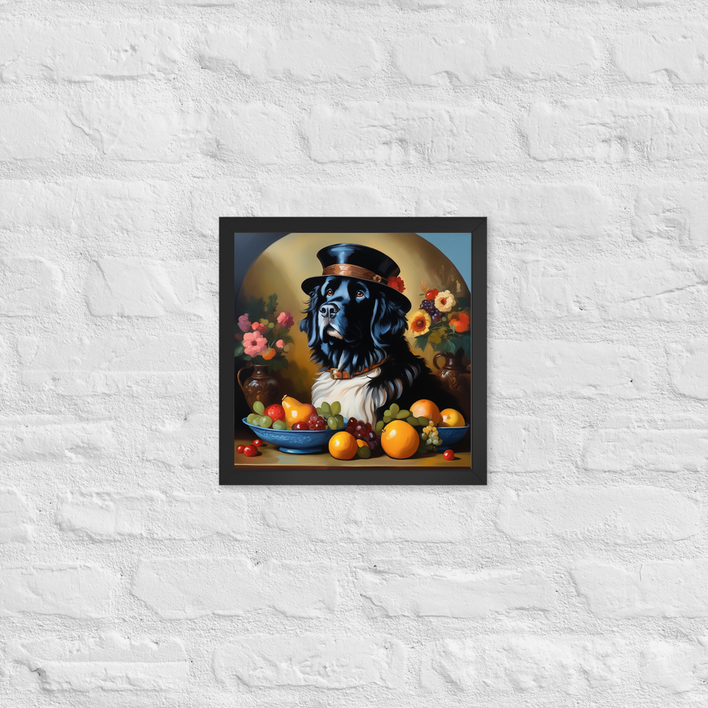 PugMug Custom Newfoundland Framed Print