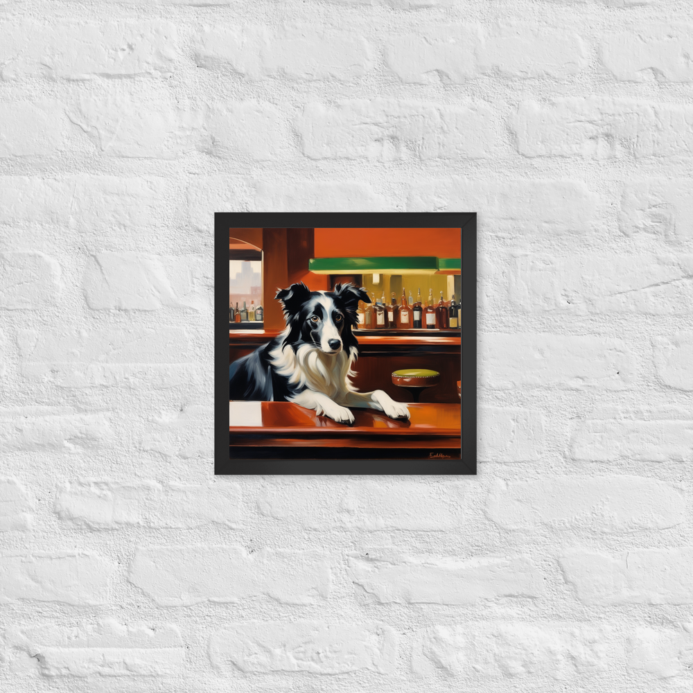 PugMug Custom Border Collie Framed Print