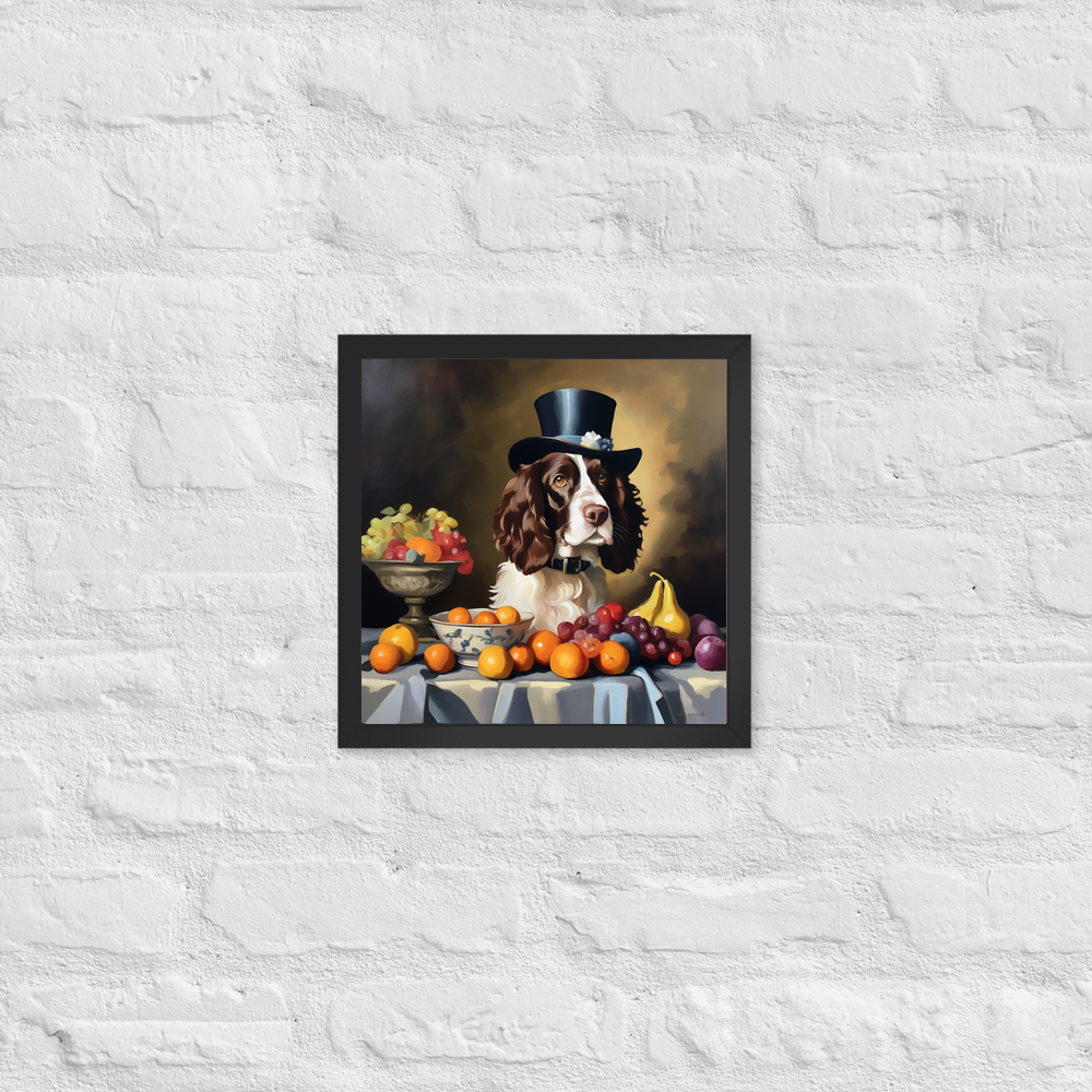 PugMug Custom English Springer Spaniel Framed Print