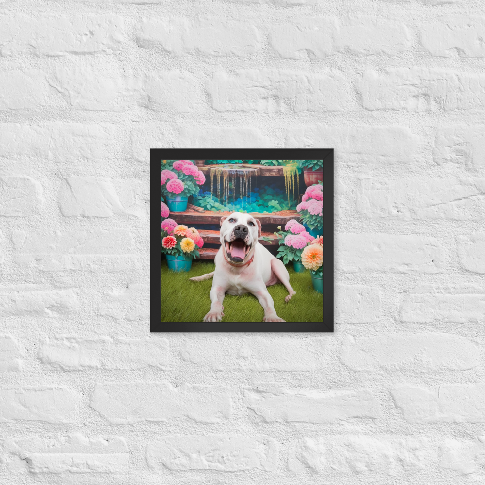 PugMug Custom Melody Framed Print