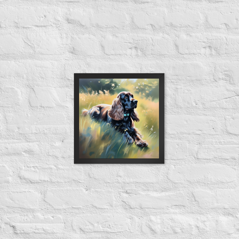 PugMug Custom Cocker Spaniel Framed Print